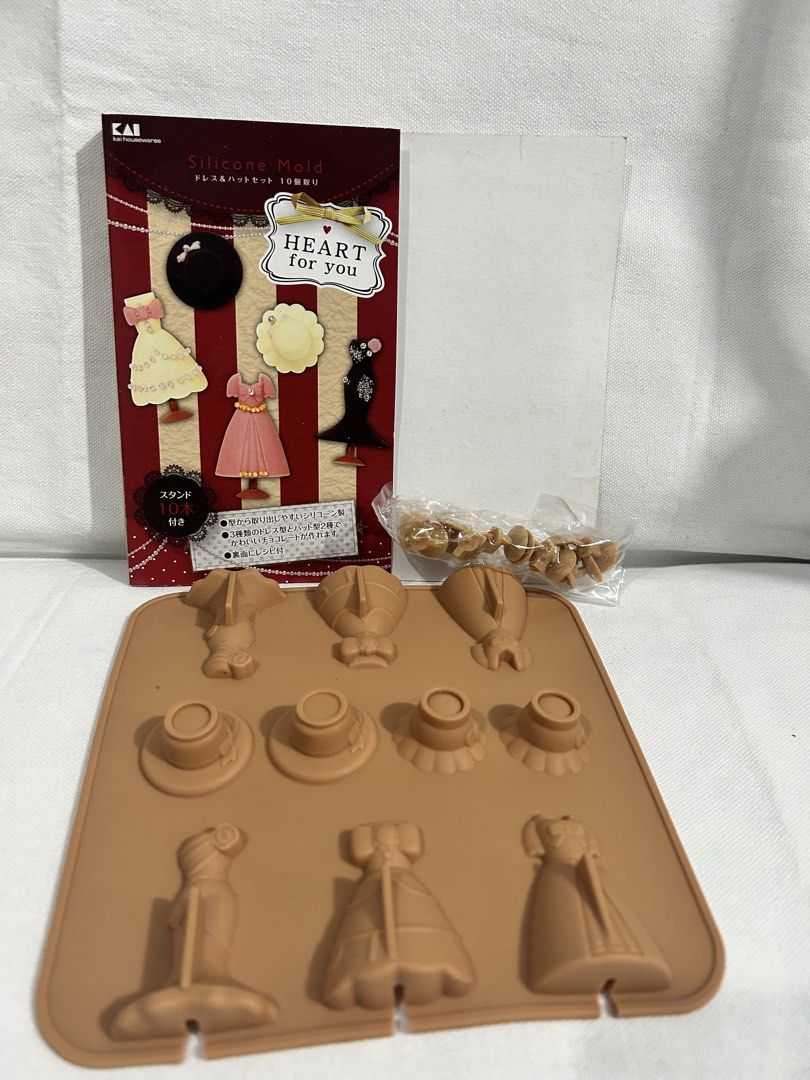 Kai Silicon Chocolate Mold Dress and Hat (Category: Other Kitchenware & Tableware) located in Imus. Submitted by swiftfire_39c538 (Listing ID 1445238370, Image 1). Description: Kai Silicon Chocolate Mold Dress and Hat Available 3 sets 100 per set.