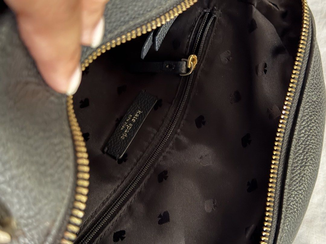 Kate Spade mini backpack with studs (Category: Luxury Bags & Wallets) located in Angeles City. Submitted by endzn (Listing ID 1445323511, Image 3). Description: - mini backpack - leather - used twice or thrice - bought in US .