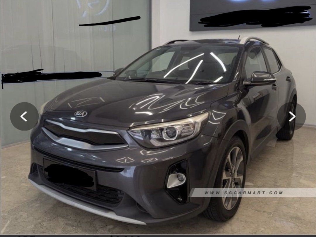 Kia Stonic 1.0T SX Sunroof (A) (Category: Used Cars) located in Singapore. Submitted by ware.house (Listing ID 1445357611, Image 2). Description: Kia Stonic 1.0 DCT SR. Dark grey exterior. Black leather interior. Automatic transmission. This car has a clean interior and exterior. Ready for a new owner. Contact me for more details. Car went for STA check on the 14 jun 2026 and all the wear and tear listed in the report has been replaced. I can pro