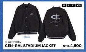 King Gnu CEN+RAL STADIUM JACKET [Beige], 他的時尚, 外套、夾克