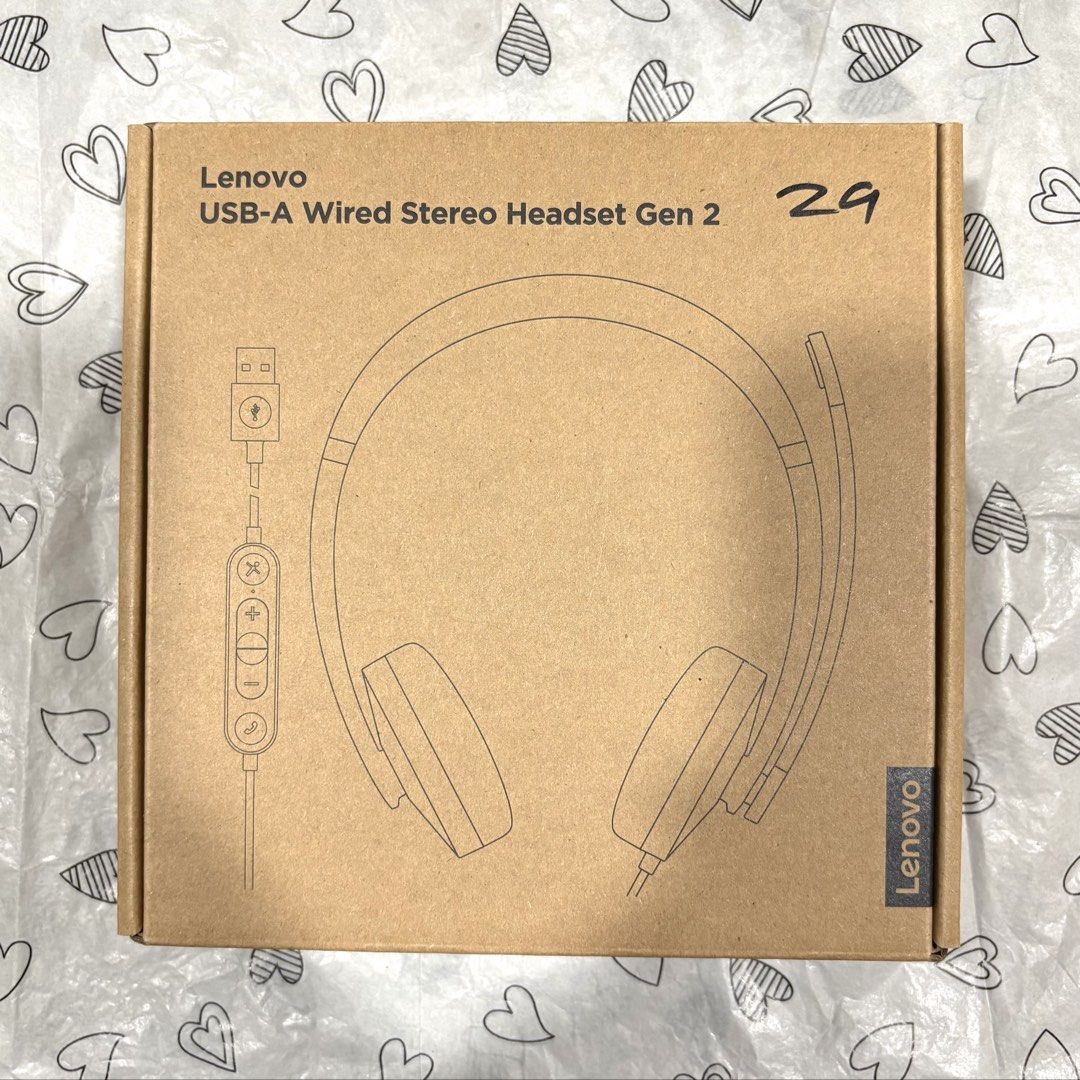 Lenovo USB-A Wired Stereo Headset Gen 2 (SEALED) (Category: Headphones & Headsets) located in Rizal. Submitted by msclassy (Listing ID 1445371495, Image 1). Description: ✅ Authentic from Lenovo ✅ SRP ~₱2,000.