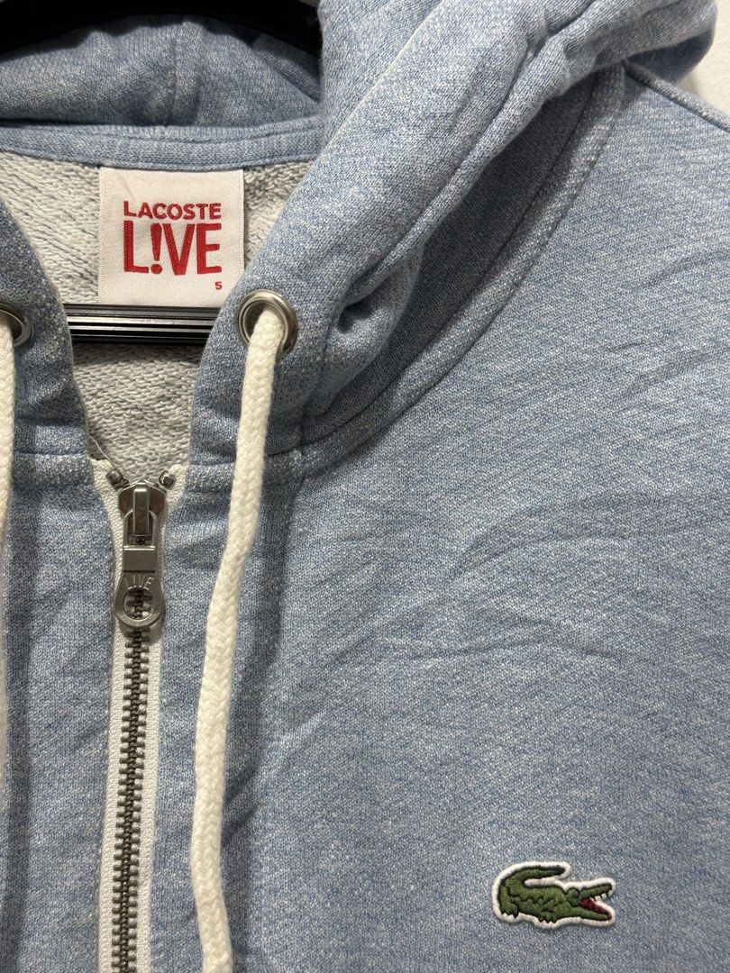 Live lacoste hoodie zip jacket as new (Category: Coats, Jackets and Outerwear) located in Sorsogon. Submitted by jovert_23alviz (Listing ID 1445371035, Image 3). Description: Size 5 Dimes 21.5x26 As new condition No issue Message for other details.