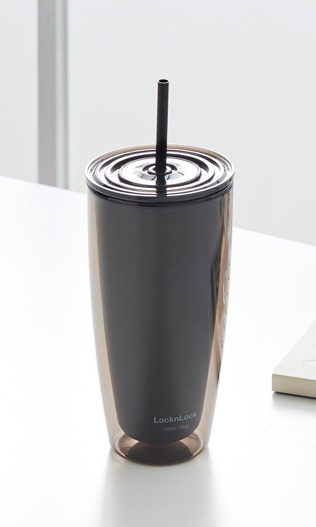 Locknlock Doublewall Coldcup with Straw489536606616965120