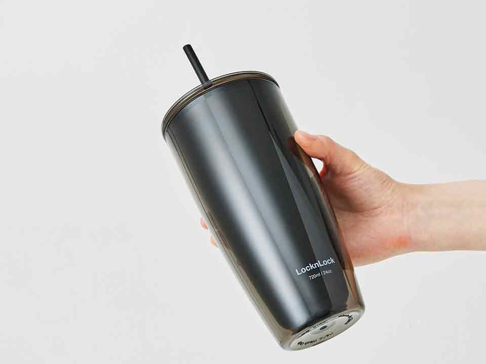 Locknlock Doublewall Coldcup with Straw489536606616965121