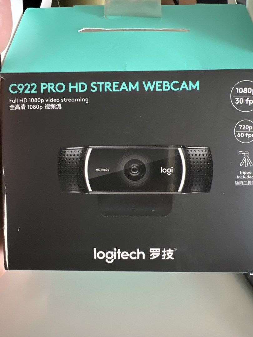 Logitech C922 Pro HD Stream Webcam489309668796672001