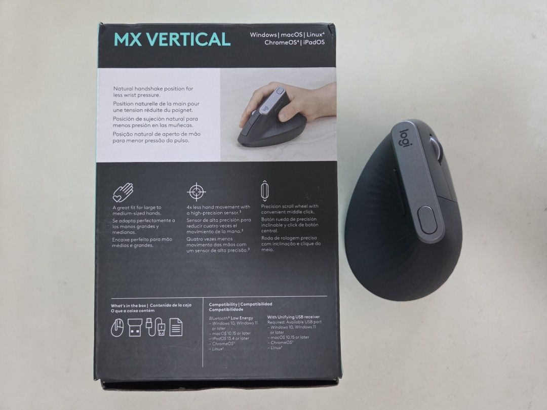 Logitech MX Vertical Advanced Ergonomic Mouse489062346953871361