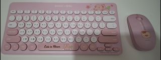 LULU Pig Wireless Keyboard and Mouse Set