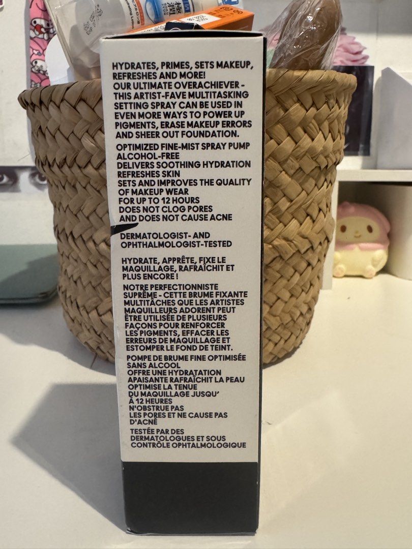 MAC Fix+ Multitasking Setting Spray 100ml (Category: Makeup) located in Pasig City. Submitted by acffashion31 (Listing ID 1445415253, Image 3). Description: PLEASE READ❗️ - MAC Fix+ Setting Spray - 100ml bottle - Alcohol-free formula - Hydrates, primes, and sets makeup - Can be used to refresh skin or sheer out foundation - Optimized fine-mist spray pump - Dermatologist and ophthalmologist-tested - Purchased in US ***Check last photo for price co