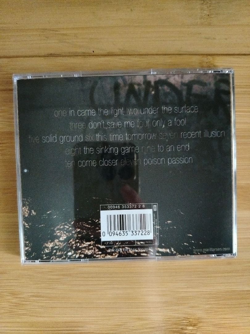 Marit Larsen / M2M (Category: CDs & DVDs) located in Caloocan City. Submitted by happymusic_413 (Listing ID 1445098976, Image 2). Description: Under the Surface is Marit Larsen's first solo Album. Released in (2006). (Rare copy) Almost like new.