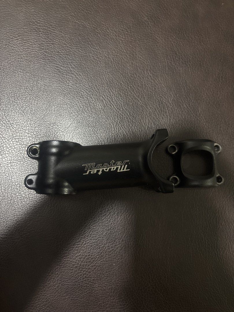Master stem (Category: Parts & Accessories) located in Singapore. Submitted by vrmnx (Listing ID 1445406188, Image 1). Description: - Brand: Master - Color: Black - Condition: Good, ready for installation - Ready to be installed on your bike.
