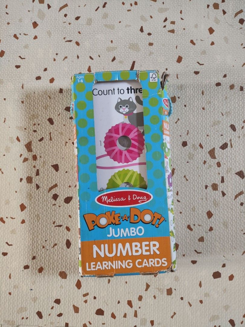 Melissa and Doug Poke a Dot Flash Cards (Category: Infant Playtime) located in Taguig. Submitted by cleanupmomma (Listing ID 1445419106, Image 1). Description: Please take time to read ❤️ EUC Complete Thick material perfect for small hands hehe dented box Numbers and Shapes wyiwyg.