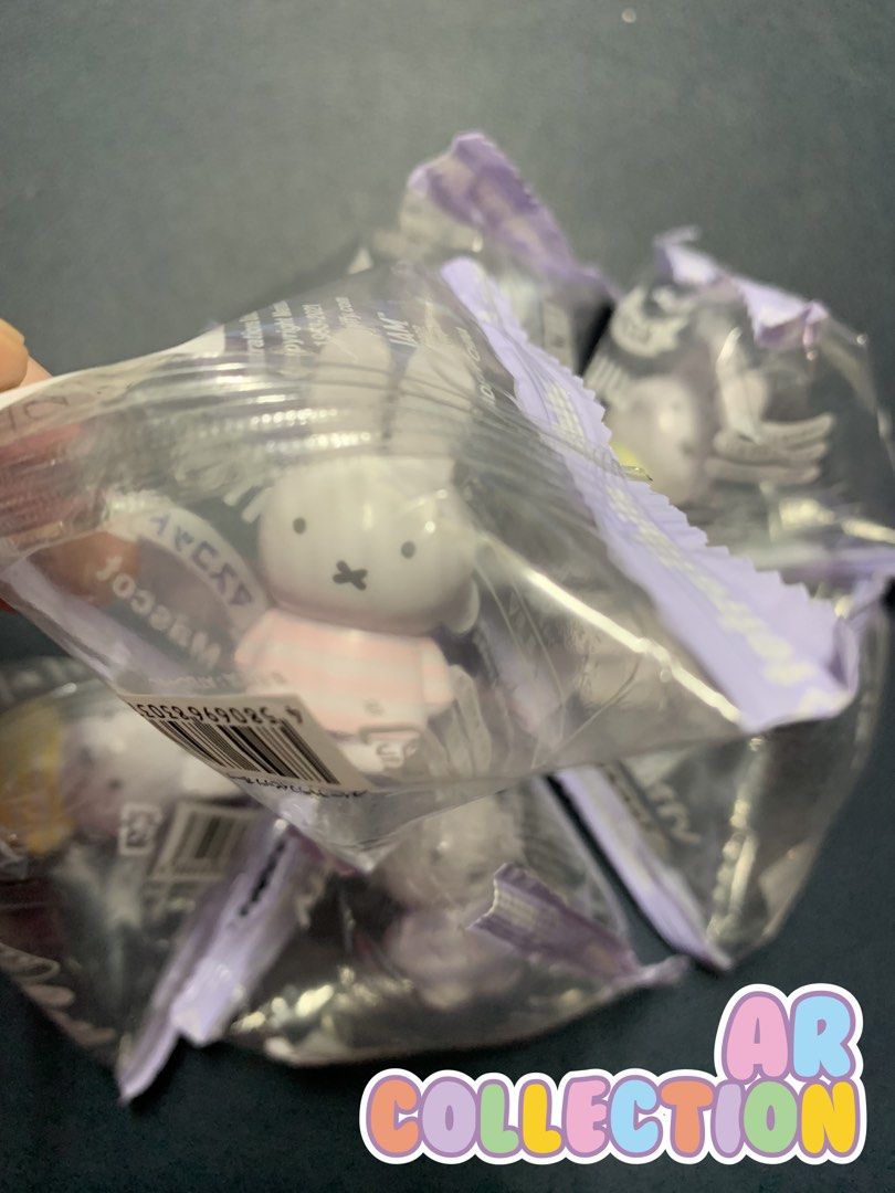 Miffy mini toy figures pastel (Category: Designer & Blind Box Toys) located in Dasmarinas. Submitted by arcollection2026 (Listing ID 1445328848, Image 2). Description: Pastel Miffy tetrafibits 1 set = Php 240 1 set = 6 pcs assorted colors (1 pc pink, 1 pc yellow, 1 pc light blue, 1 pc purple, 1 pc light yellow, 1 pc light blue green) height - approx 4.5cm 2 sets available.