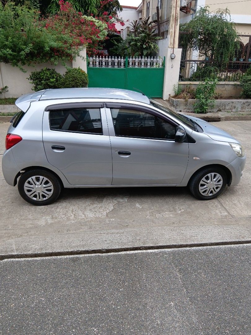 Mitsubishi Mirage GLX Silver (Category: Other Automotive Parts and Accessories) located in Manila. Submitted by rhett.sarmieto (Listing ID 1445357283, Image 2). Description: MITSUBISHI MIRAGE 2013 AUTOMATIC HATCHBACK GLX 1.2 Mileahd: 47k PLUS KMS. ONLY! Coding: TUESDAY FUEL TYPE: GAS UNLEADED COLOR: SILVER.