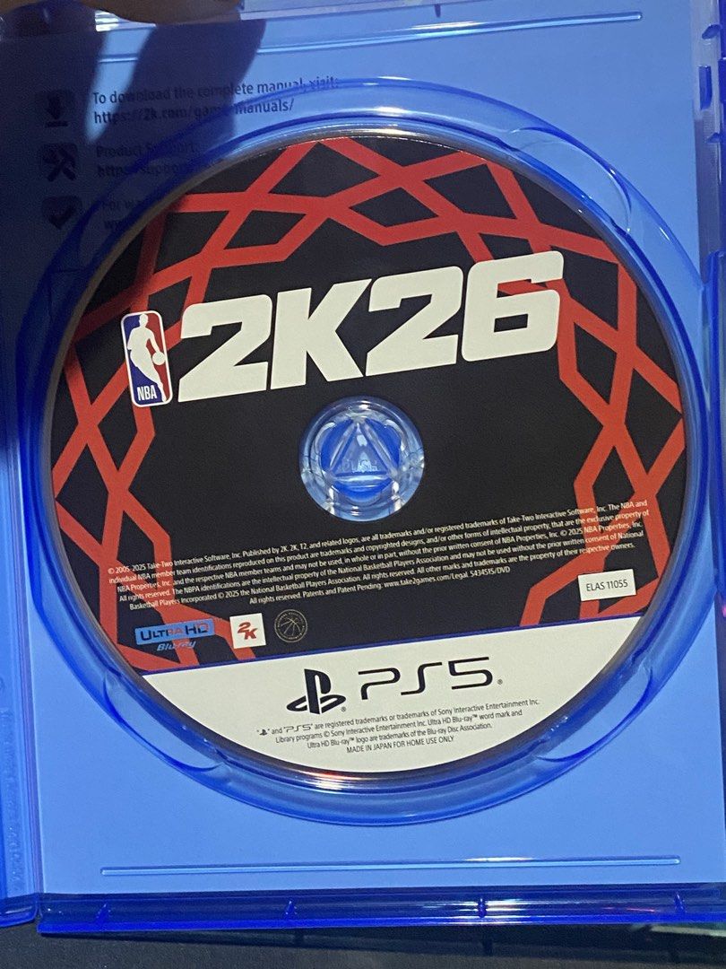 NBA 2K26 Ps5 (Category: PlayStation) located in Quezon City. Submitted by renew_vault (Listing ID 1445261545, Image 2). Description: Nba 2k26 ps5 Loc: Commonwealth QC.