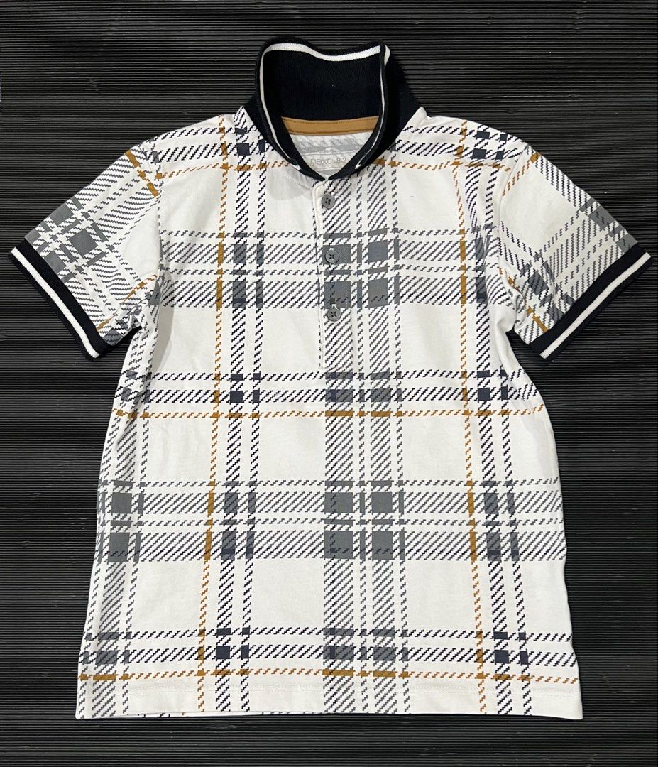 Next Kids Polo Shirt (Category: Babies & Kids Fashion) located in Manila. Submitted by teelopez888 (Listing ID 1445252357, Image 1). Description: Next Kids Polo Shirt (Plaid) (4-5Y).