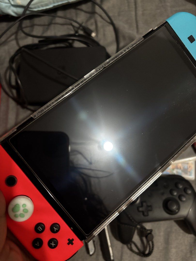 Nintendo Switch Console with Games and Accessories, Video Gaming, Video ...