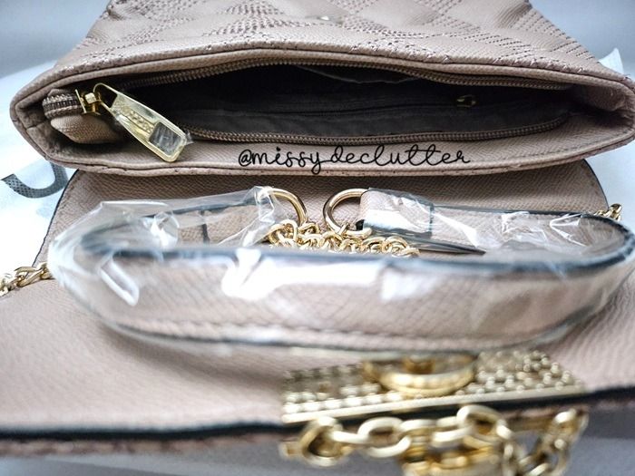 Original Secosana Quilted Convertible Bag (Category: Purses & Pouches) located in Makati City. Submitted by missydeclutter (Listing ID 1445238187, Image 2). Description: Original Secosana Quilted Convertible Bag (Color: Light Mocha) Brand new. Never used. Comes with tag and original packaging. Reason for selling: decluttering. Cash if meet-up. PAYO if via delivery (LBC or SDD). LSF c/o buyer..