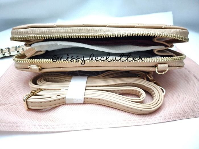 Original Secosana Quilted Long Wallet (Category: Purses & Pouches) located in Makati City. Submitted by missydeclutter (Listing ID 1445238688, Image 2). Description: Original Secosana Quilted Long Wallet (Color: Pale Peach) Brand new. Never used. Comes with tag and original packaging. Reason for selling: decluttering. Cash if meet-up. PAYO if delivery. LSF c/o buyer..