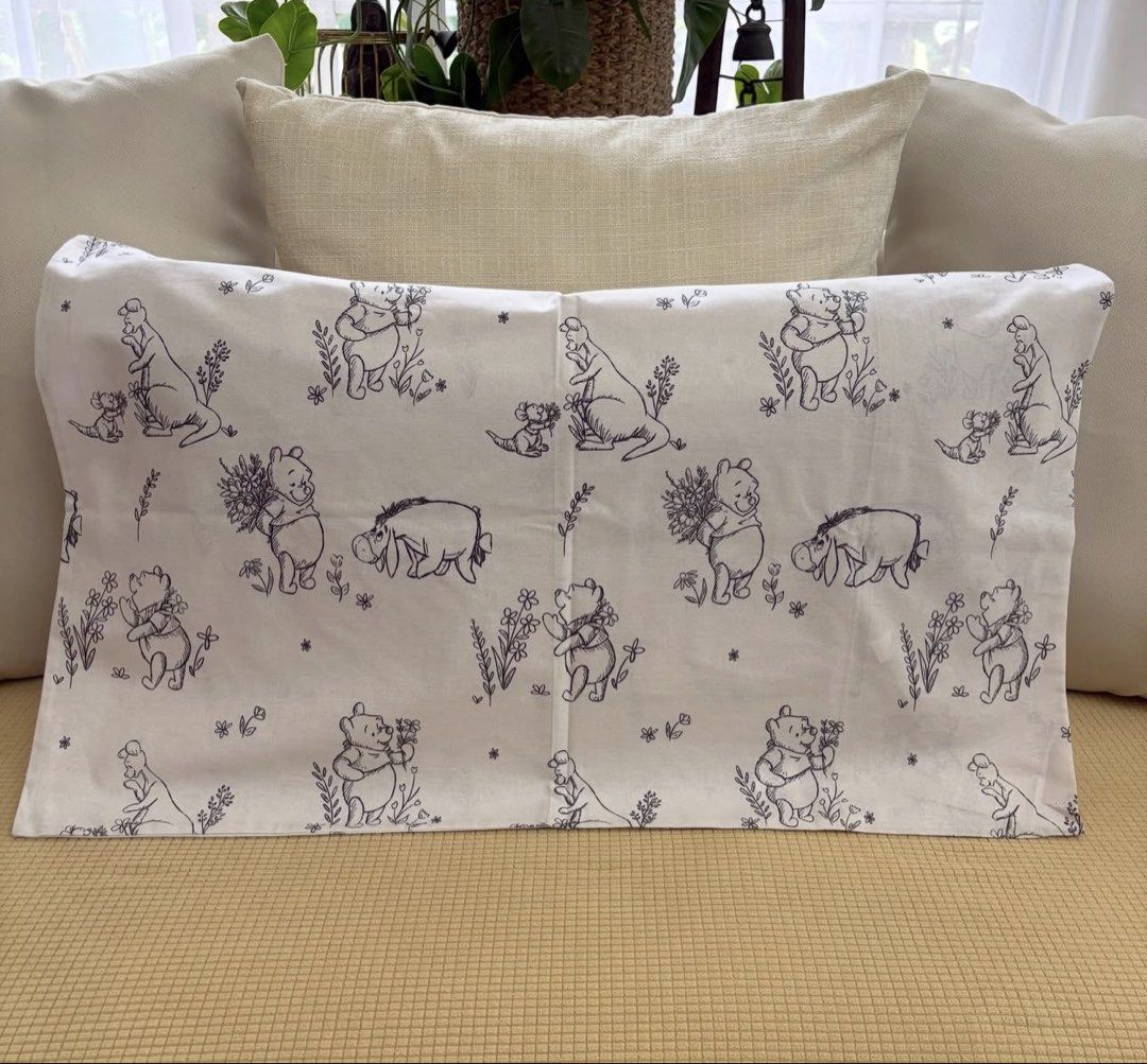 Pair Winnie the Pooh Pillowcases disney (Category: Bedding & Towels) located in Quezon City. Submitted by myextras (Listing ID 1445366866, Image 1). Description: By Dunelm x disney winnie the pooh envelope close, 20x30” poly cotton material 4 pairs available.