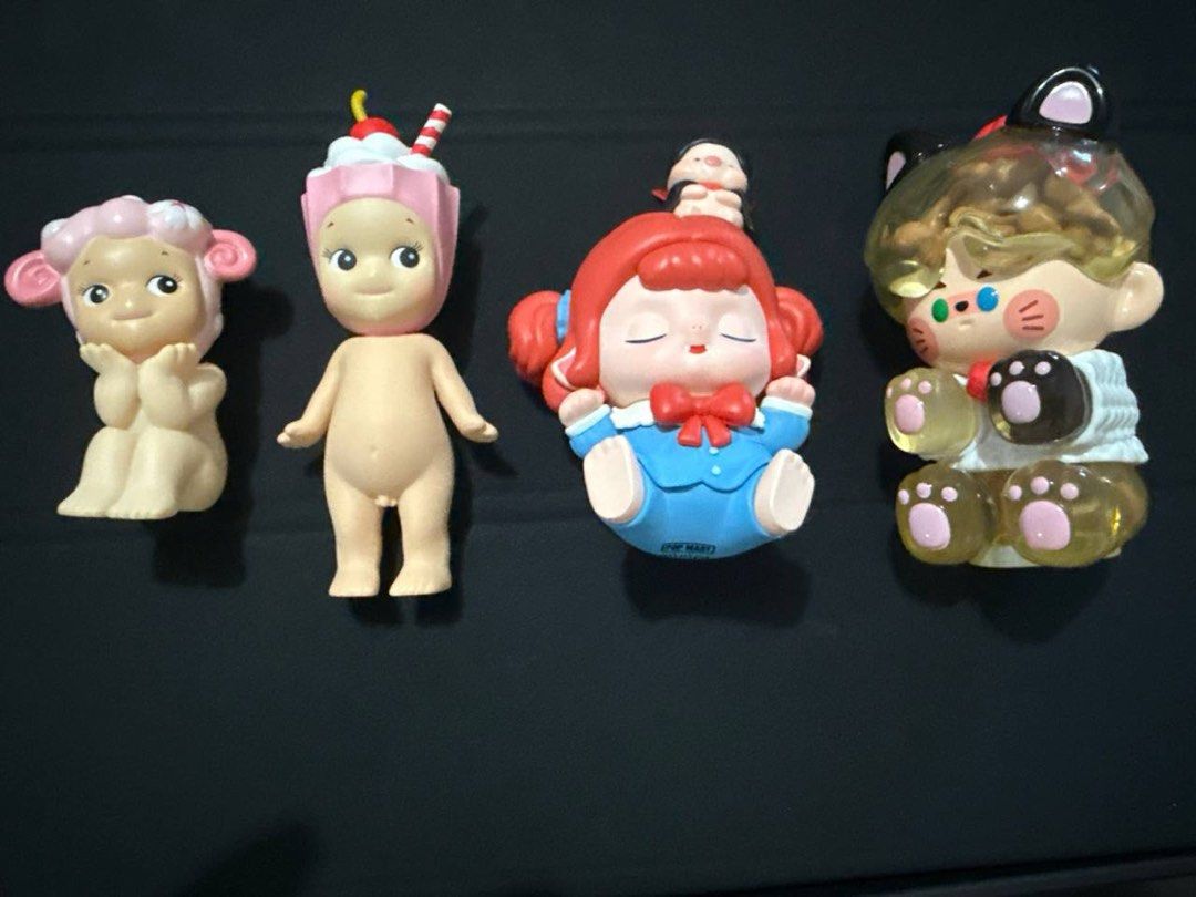 POP MART & Sonny Angel Blind Box Figure Lot | Dimoo, Hirono, Sonny Angel Sweets/Sheep (Category: Designer & Blind Box Toys) located in Singapore. Submitted by acielgljh (Listing ID 1445339026, Image 1). Description: $10 each Sonny Angel Milkshake sold Selling a pre-loved collection of authentic Pop Mart and Sonny Angel designer art toys! All figures are in excellent condition and have been kept in a smoke-free, dust-free display. Perfect starter 