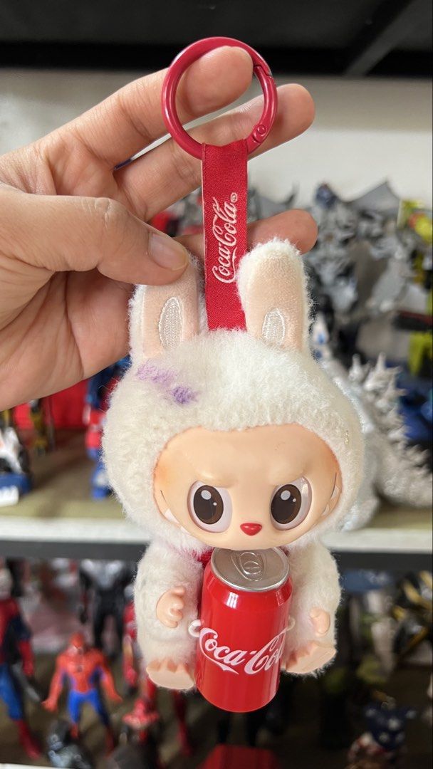 POPMART LABUBU X COCA COLA (Category: Designer & Blind Box Toys) located in Baguio. Submitted by vercale (Listing ID 1445306397, Image 2). Description: POPMART LABUBU X COCA COLA Needs cleaning po May pen mark From personal Box Php 400 only Lp .
