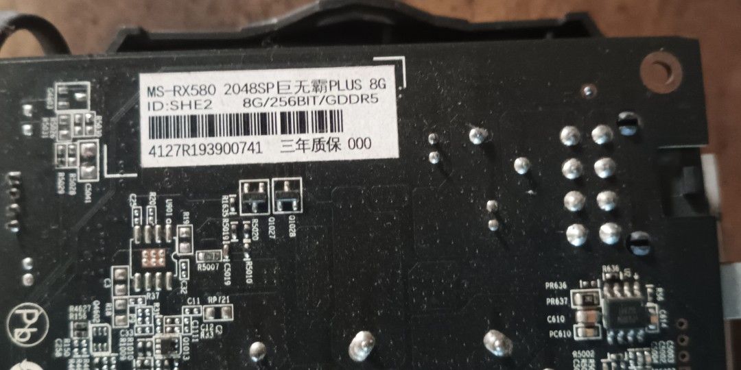 Radeon GPU Maxsun RX580 8GB (2048SP) graphics video card (Category: Computer Parts) located in Quezon City. Submitted by victr2 (Listing ID 1445323497, Image 3). Description: Radeon GPU Maxsun RX580 8GB (2048SP) 8 pin power connector needed from compatible psu at least 550w to run it properly.