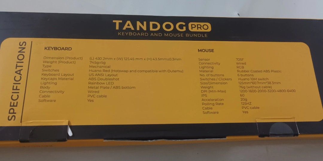 RAKK TANDOG PRO (Category: Computer Keyboard) located in Quezon City. Submitted by freefish-9fa0 (Listing ID 1445277892, Image 2). Description: .