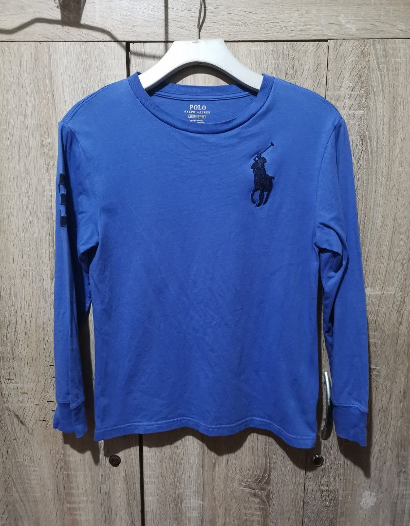 Ralph Lauren blue long sleeve (Category: Babies & Kids Fashion) located in San Pedro. Submitted by thriftersthrift (Listing ID 1445414437, Image 1). Description: Width(inches) :16 Length(inches) :22 Good condition Already wash Color rate : 9.5 /10 🌵ALL ITEMS ARE FROM UKAY BALE SO MANAGE YOUR EXPECTATION 🌵 ASK SELLER FOR MORE INFORMATION COLOR MAY CHANGE TRU LIGHTING.
