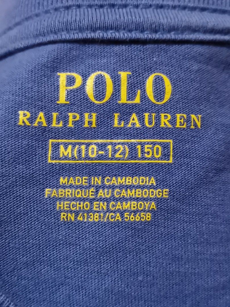 Ralph Lauren blue long sleeve (Category: Babies & Kids Fashion) located in San Pedro. Submitted by thriftersthrift (Listing ID 1445414437, Image 3). Description: Width(inches) :16 Length(inches) :22 Good condition Already wash Color rate : 9.5 /10 🌵ALL ITEMS ARE FROM UKAY BALE SO MANAGE YOUR EXPECTATION 🌵 ASK SELLER FOR MORE INFORMATION COLOR MAY CHANGE TRU LIGHTING.