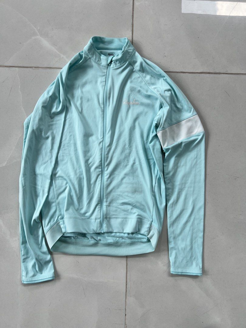 Rapha Cycling Jersey - Medium - Pink & Teal (Category: Activewear) located in Quezon City. Submitted by johnsagui (Listing ID 1445256244, Image 2). Description: Original Rapha Cycling Jerseys – Size Medium Selling two original Rapha cycling jerseys in excellent used condition. 🚴 Includes: * Rapha Short Sleeve Jersey – High Visibility Pink * Rapha Long Sleeve Jersey – Mint/Aqua Features: ✔ Original Rapha ✔ Premium cycling apparel ✔ Full-length zi