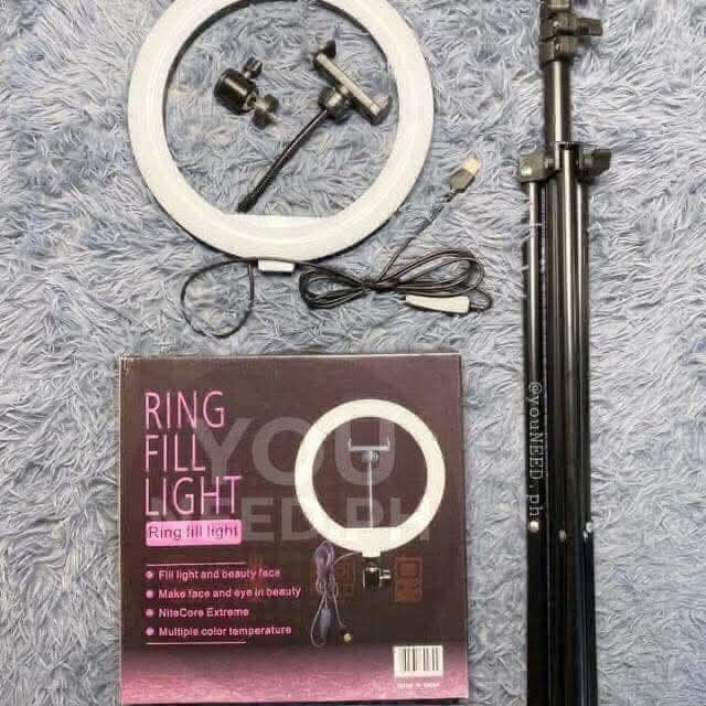 ring light with stand 26cm (Category: Lighting & Studio Equipment) located in Manila. Submitted by yzcartph (Listing ID 1445418617, Image 1). Description: .