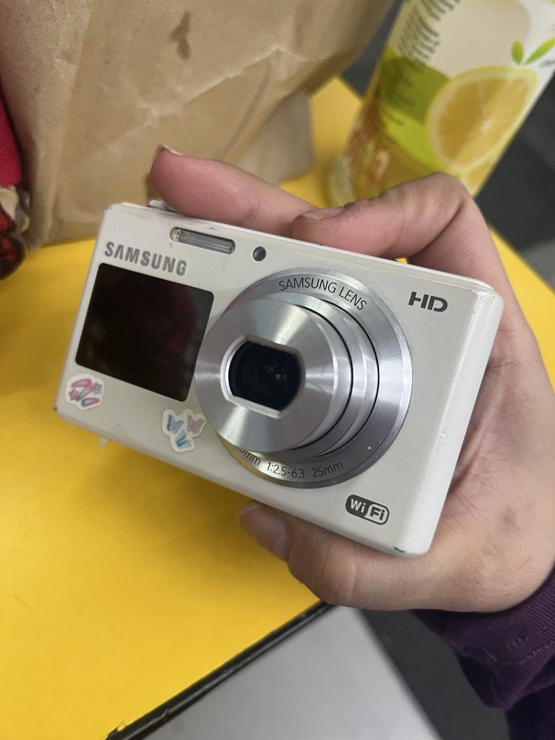 SAMSUNG DV150F in white (as is) (Category: Cameras) located in Makati City. Submitted by hellogaragekitty (Listing ID 1445384465, Image 2). Description: issue: Zoom not functioning properly but other than that apparently walang issue tlga ung digicam need lng mapa repair tlga. sample pictures (kuha ko tlga sa dulo ng slides) selling as a spare part or for repair already inquired about its repair at Sm north edsa and its around 5k (which is a good