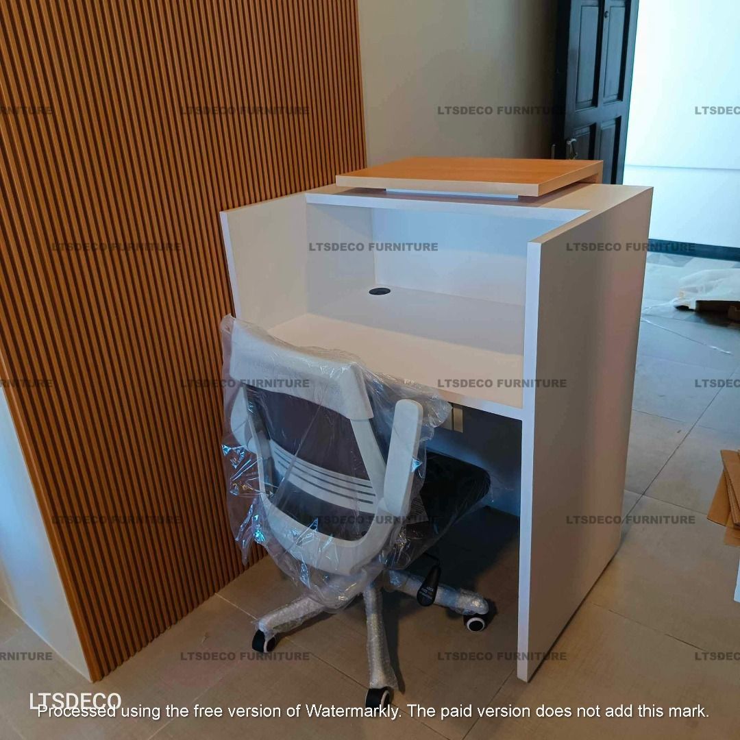 SMALL CUSTOMIZED RECEPTION TABLE OFFICE FURNITURE OFFICE PARTITION (Category: Office Furniture & Fixtures) located in Caloocan City. Submitted by rica26.ltsdeco (Listing ID 1445279379, Image 3). Description: For faster transaction or kindly send your floor plan layout for inquiry, Quotation, estimate and orders please call us a email: Look for Ms. RICA -Sale's Executive- 📞 V I B E R NUMBER - +63951-079-2556 📞 Cellphone/SMART No.09602776246 📩 E