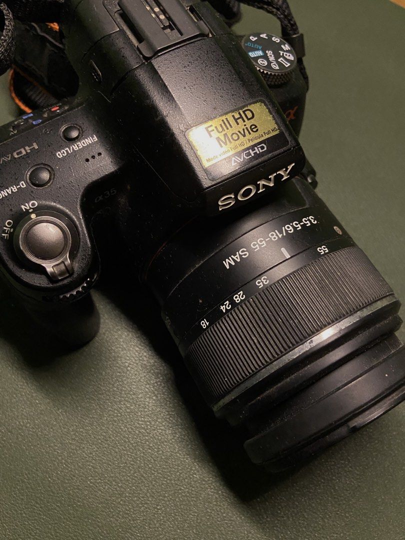 Sony SLT-A35 DSLR (Category: Cameras) located in Manila. Submitted by pochacco.logs (Listing ID 1445347012, Image 3). Description: 💰 Price: 10000 PHP (negotiable) 📍 Location: Tanza, Cavite ✅ Ready to use Inclusions * Sony SLT-A35 DSLR Camera Body * Sony DT 18-55mm f/3.5-5.6 SAM Lens * Camera Strap * Charger * Battery Specifications * 16.2MP APS-C Sensor * Full HD 1080 Video Recording * Fast Continuous Shooting (up to 7 fps) * Electronic Viewfin