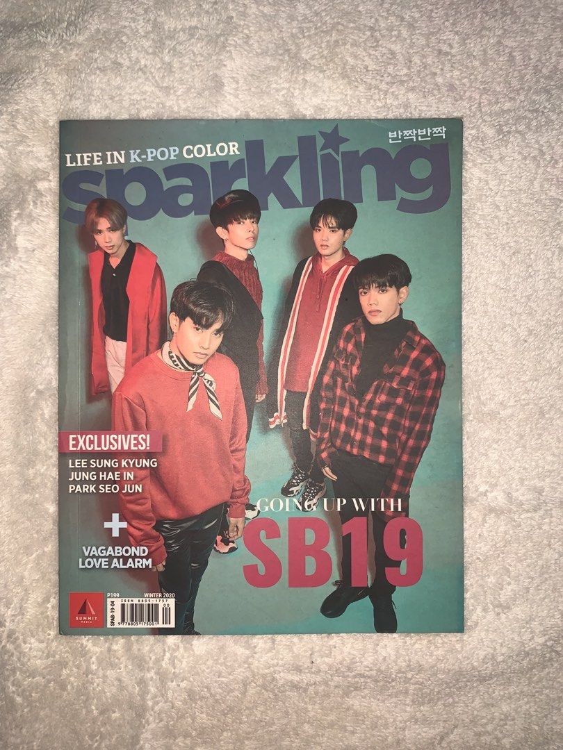 Sparkling K-POP Magazine 2017 to 2019 Issues (Category: Magazines) located in Iloilo. Submitted by magazinehoarder (Listing ID 1445415771, Image 3). Description: Sparkling Magazine 2017 to 2019 Issues On the covers: BTS SB19 Seventeen BIG B1A4 Park Bogum JBJ The Boyz .