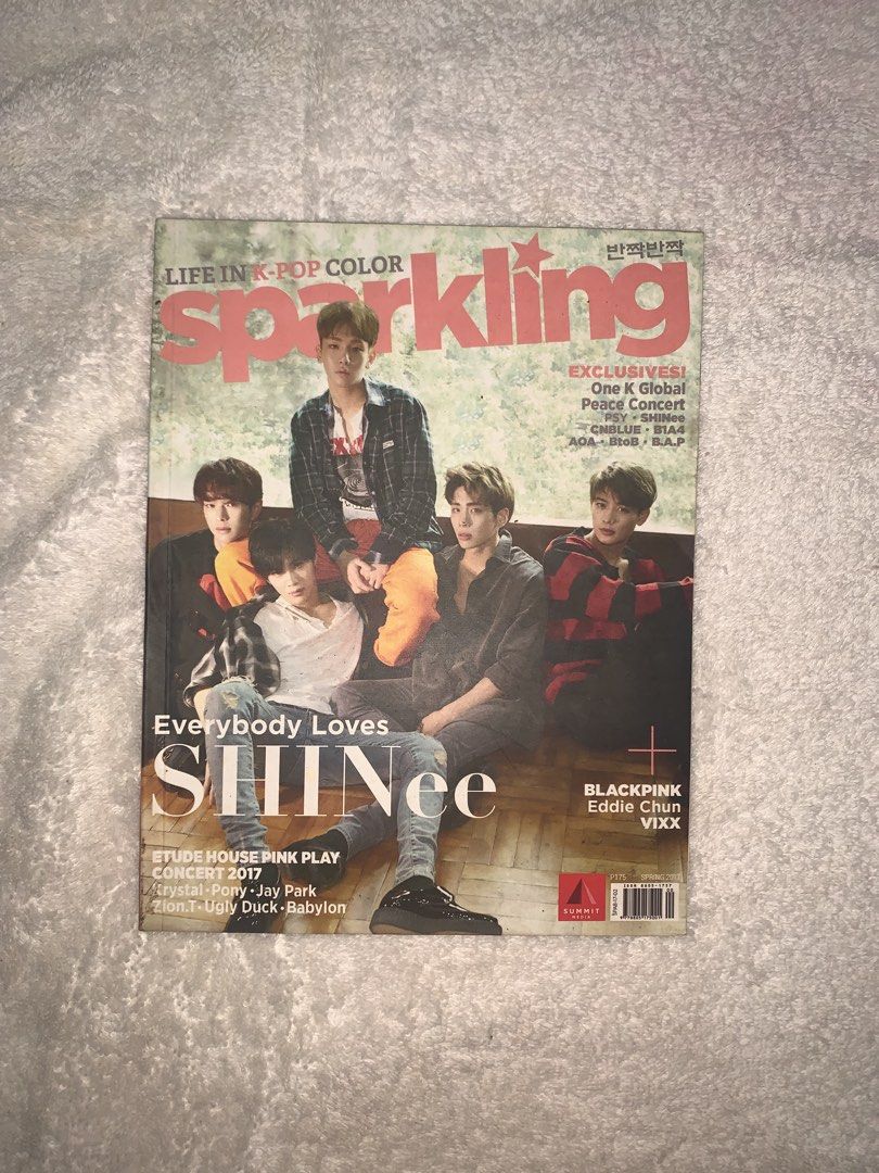Sparkling K-POP Magazine 2017 to 2019 Issues (Category: Magazines) located in Iloilo. Submitted by magazinehoarder (Listing ID 1445415702, Image 3). Description: 300 per issue On the covers: Wanna One Shinee Song Jong Ki Blackpink Jisoo Suzy and Sunggi Jung Hae In Mode of payment: Gcash Shipping method: Flash Express.