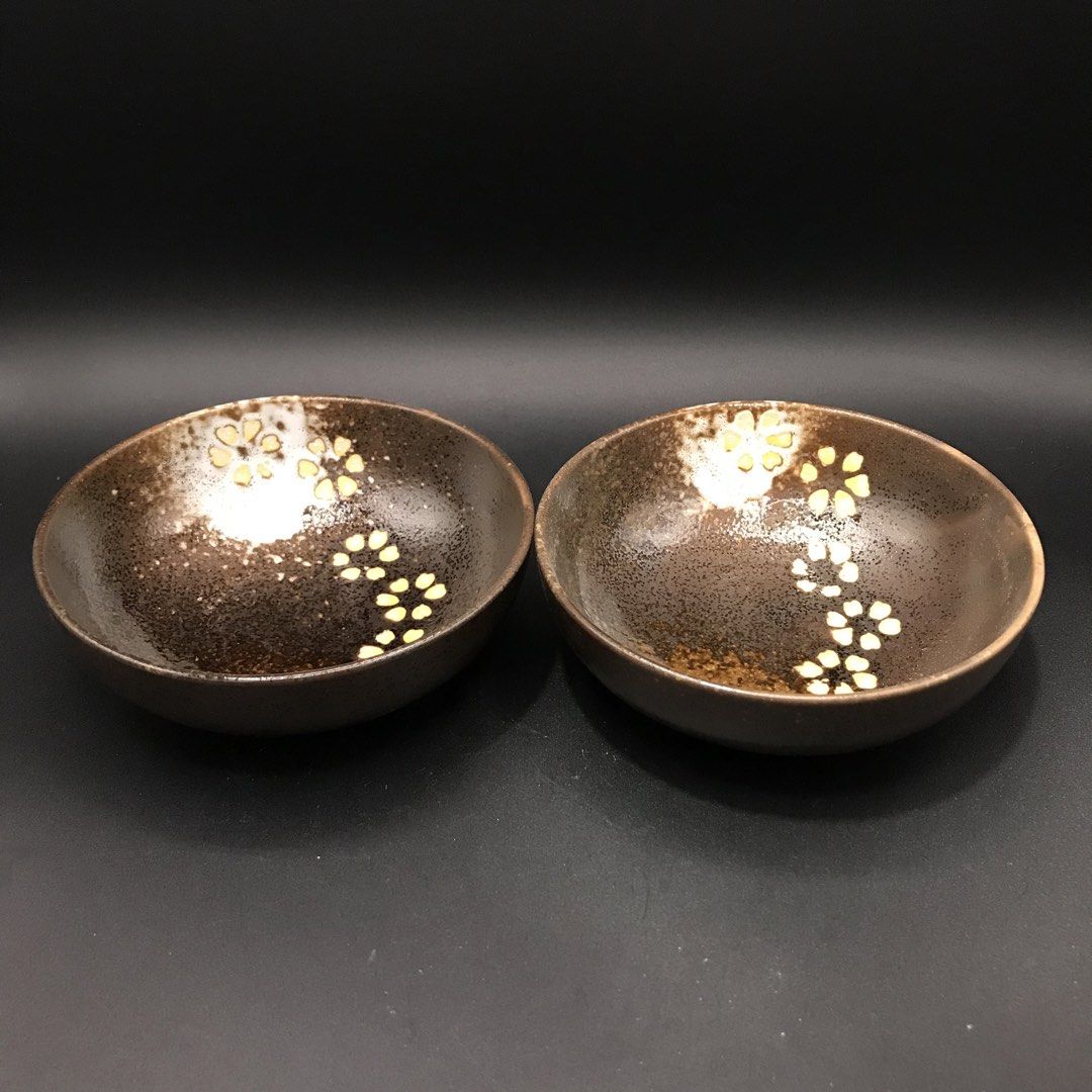 Stoneware Bowls with engraved Sakura design (Category: Dinnerware & Cutlery) located in Baao. Submitted by all.things.japan (Listing ID 1445372286, Image 2). Description: Set of 2 speckled brown stoneware bowls with engraved sakura design Like new 4.75 x 1.6 inches Mine: P110.00 both Add Sf MOP: GCash/Landbank/Maya We ship nationwide.