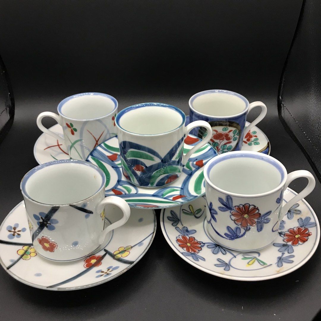 Stoneware Espresso Cups & Saucers (Category: Coffee & Tea Tableware) located in Baao. Submitted by all.things.japan (Listing ID 1445383276, Image 2). Description: Set of 5 Espresso Cup and Saucers Brand New with Box Saucer: 5.5 inches diameter Cup: 2.6 x 2.5 (h) inches Mine: P480.00 Add Sf MOP: GCash/Landbank/Maya We ship nationwide. .