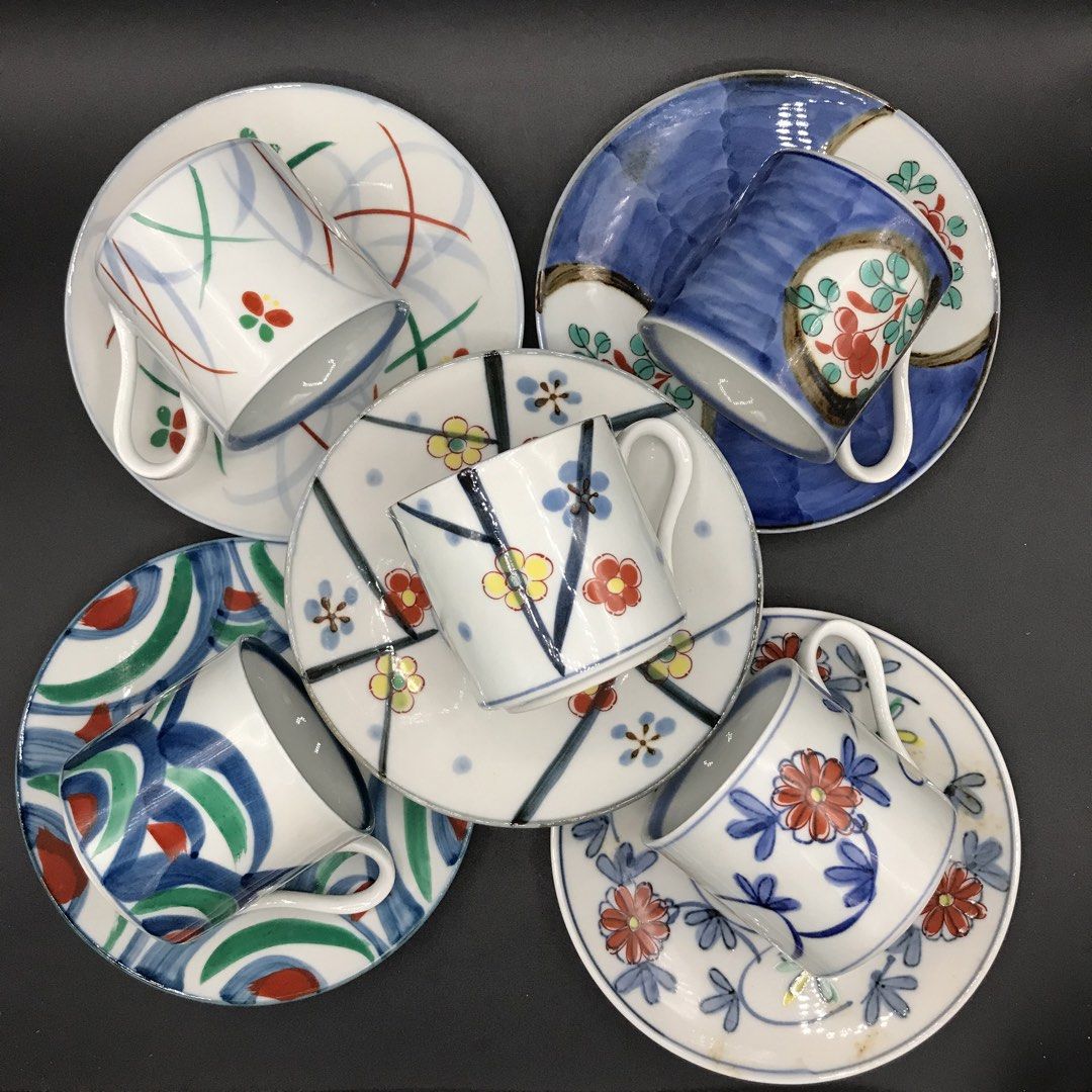 Stoneware Espresso Cups & Saucers (Category: Coffee & Tea Tableware) located in Baao. Submitted by all.things.japan (Listing ID 1445383276, Image 3). Description: Set of 5 Espresso Cup and Saucers Brand New with Box Saucer: 5.5 inches diameter Cup: 2.6 x 2.5 (h) inches Mine: P480.00 Add Sf MOP: GCash/Landbank/Maya We ship nationwide. .