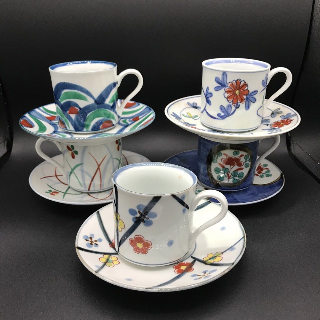 Stoneware Espresso Cups & Saucers (Category: Coffee & Tea Tableware) located in Baao. Submitted by all.things.japan (Listing ID 1445383276, Image 1). Description: Set of 5 Espresso Cup and Saucers Brand New with Box Saucer: 5.5 inches diameter Cup: 2.6 x 2.5 (h) inches Mine: P480.00 Add Sf MOP: GCash/Landbank/Maya We ship nationwide. .