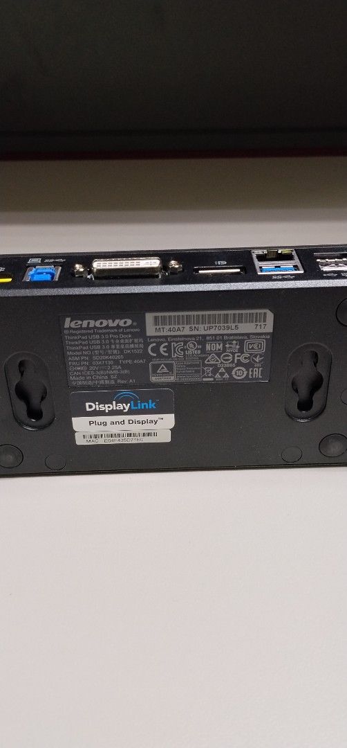 ThinkPad Pro Docking Stations489295741747220482