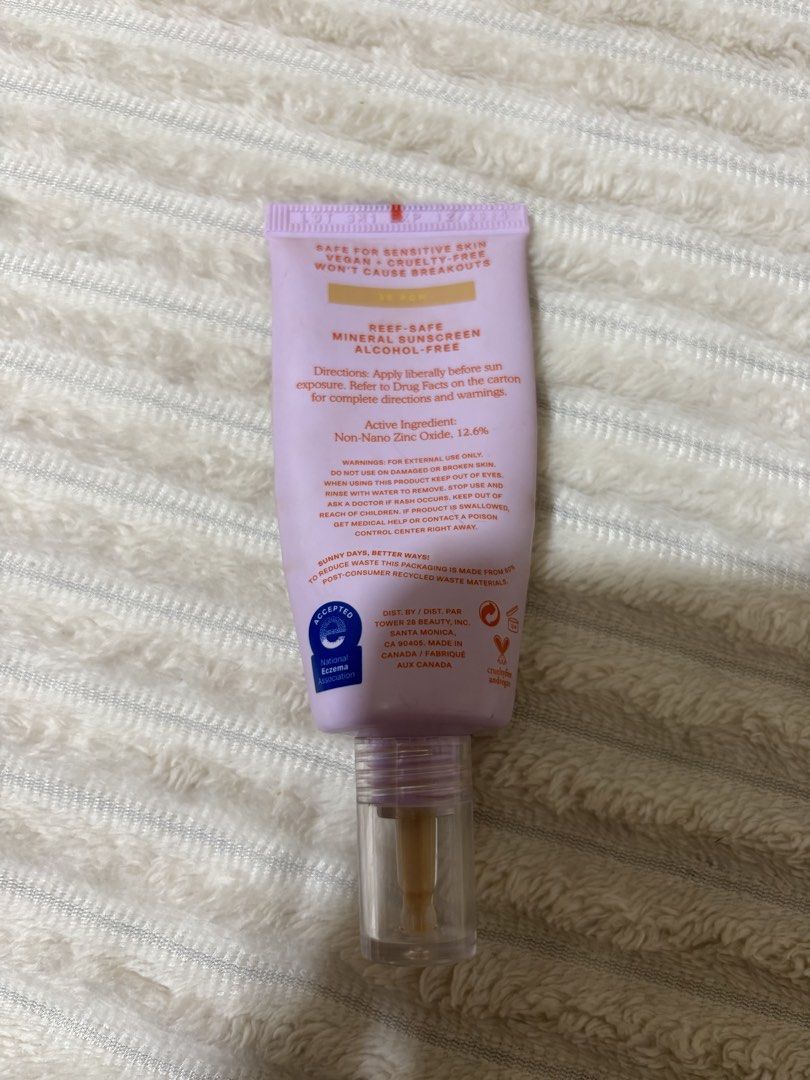 Tower 28 Sunnydays Tinted Sunscreen (Category: Makeup) located in Pasay City. Submitted by keynbloom (Listing ID 1445319315, Image 2). Description: reef safe mineral sunscreen alcohol free .