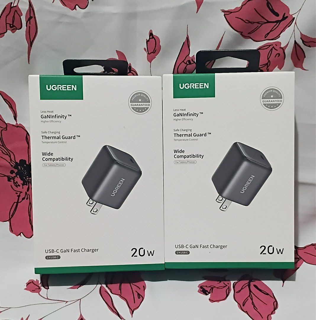 UGREEN 20W Type-C GAN Fast Charger Adapter (Category: Cables & Adaptors) located in Manila. Submitted by mxrx_ (Listing ID 1445342286, Image 3). Description: .
