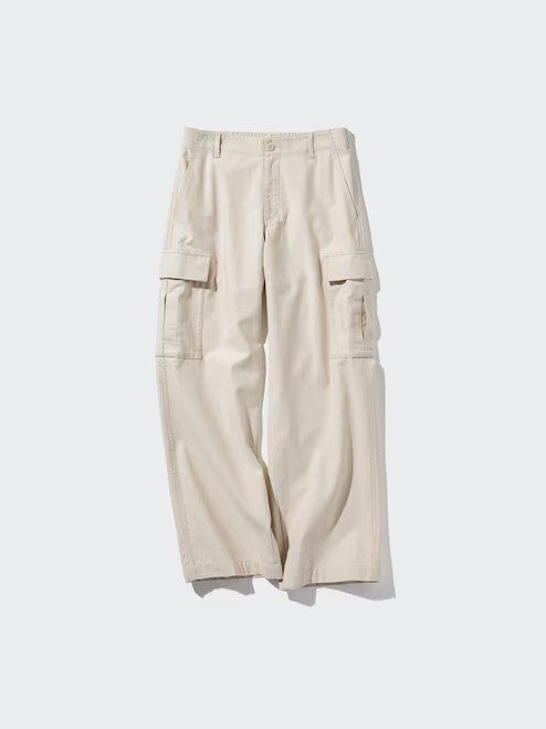 Uniqlo Cargo Pants Beige XL (Category: Other Bottoms) located in Aroroy. Submitted by tjclyton (Listing ID 1445296417, Image 1). Description: - Uniqlo Cargo Pants - Color: Beige - Size: XL - Waist: 75-81cm - Hip: 100-106cm - Made in Cambodia - Features: Comfortable fit, multiple pockets - Perfect for casual wear bought for 2990.