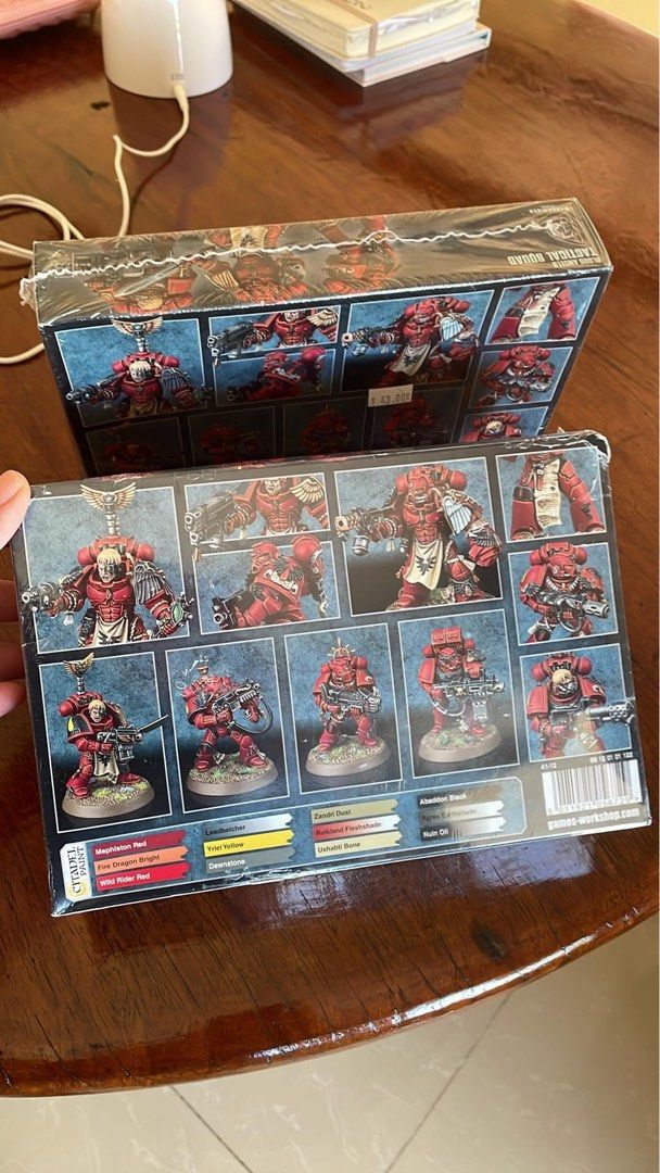 Warhammer 40k Blood Angels Tactical Squad NIB OOP (Category: Figurines & Statues) located in Bacolod City. Submitted by goldenbelles (Listing ID 1445385416, Image 2). Description: ₱10k for each box. - Sealed box of Blood Angels Tactical Squad for Warhammer 40,000. - Contains 10 miniatures. - Out of Print (OOP) - a rare find! - Ideal for collectors and players wanting a unique unit. - Please check photos for box condition and details. Blood Angels