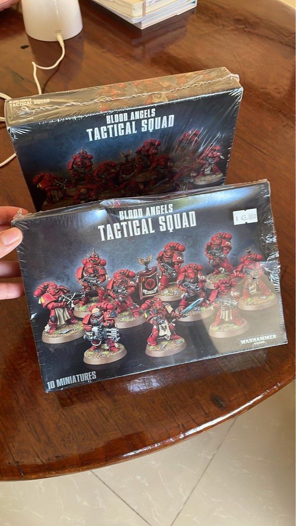 Warhammer 40k Blood Angels Tactical Squad NIB OOP (Category: Figurines & Statues) located in Bacolod City. Submitted by goldenbelles (Listing ID 1445385416, Image 1). Description: ₱10k for each box. - Sealed box of Blood Angels Tactical Squad for Warhammer 40,000. - Contains 10 miniatures. - Out of Print (OOP) - a rare find! - Ideal for collectors and players wanting a unique unit. - Please check photos for box condition and details. Blood Angels