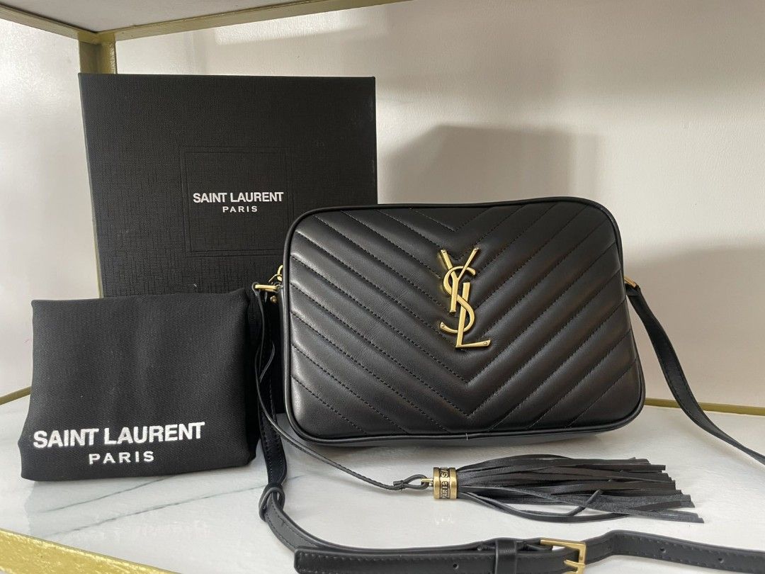 YSL Loulou Camera Bag (Category: Luxury Bags & Wallets) located in Dasmarinas. Submitted by jadasy_vintagefinds (Listing ID 1445289436, Image 1). Description: Loulou Camera Bag crossbody in great condition with box and dust bag. ✅️ Japan auction sourced ✅️ No card, No cert, No receipt, NGA. coded ukay. Verified. 📣 Enjoy BIG BIG DISCOUNTS when you visit our store 📣 ▪️ Mon–Sat | 10am—6pm ▪️ Sundays by appointment 📍Japan Ukay @ LTO Extension Offi