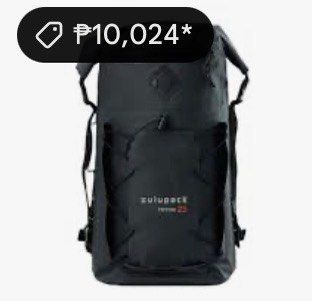 Zulupack Roll Top Waterproof Backpack (Category: Backpacks) located in Binan City. Submitted by hybrid_archival_theory (Listing ID 1445364045, Image 1). Description: Zulupack Triton 25L waterproof Backpack Unisex Never Been Used In A Excellent Condition ₱ 6️⃣8️⃣8️⃣0️⃣ Only SRP- 10k Plus Selling Low For ₱6880 Only Please Check Detailed Photos Posted For Your Reference Thankyou!!! •Zulupack Triton 25L waterproof backpack features a roll-top closure