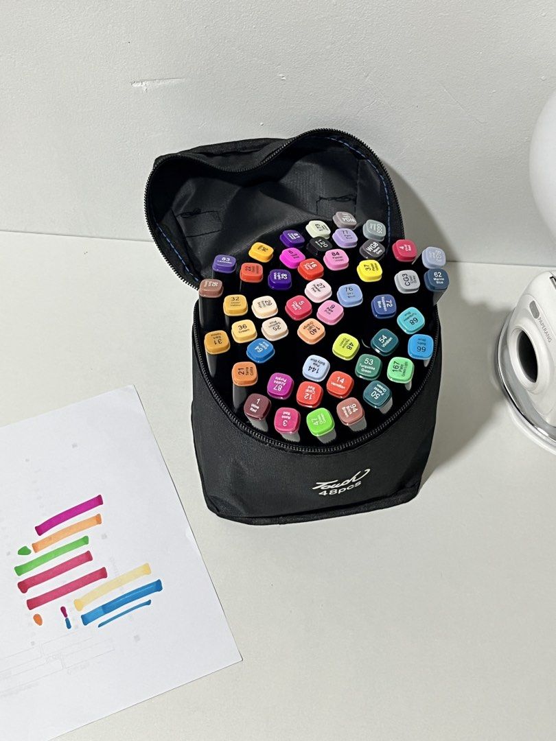 48 pcs Alcohol Markers (Category: Stationery & School Supplies) located in Pasig City. Submitted by chrclley (Listing ID 1445425143, Image 1). Description: .