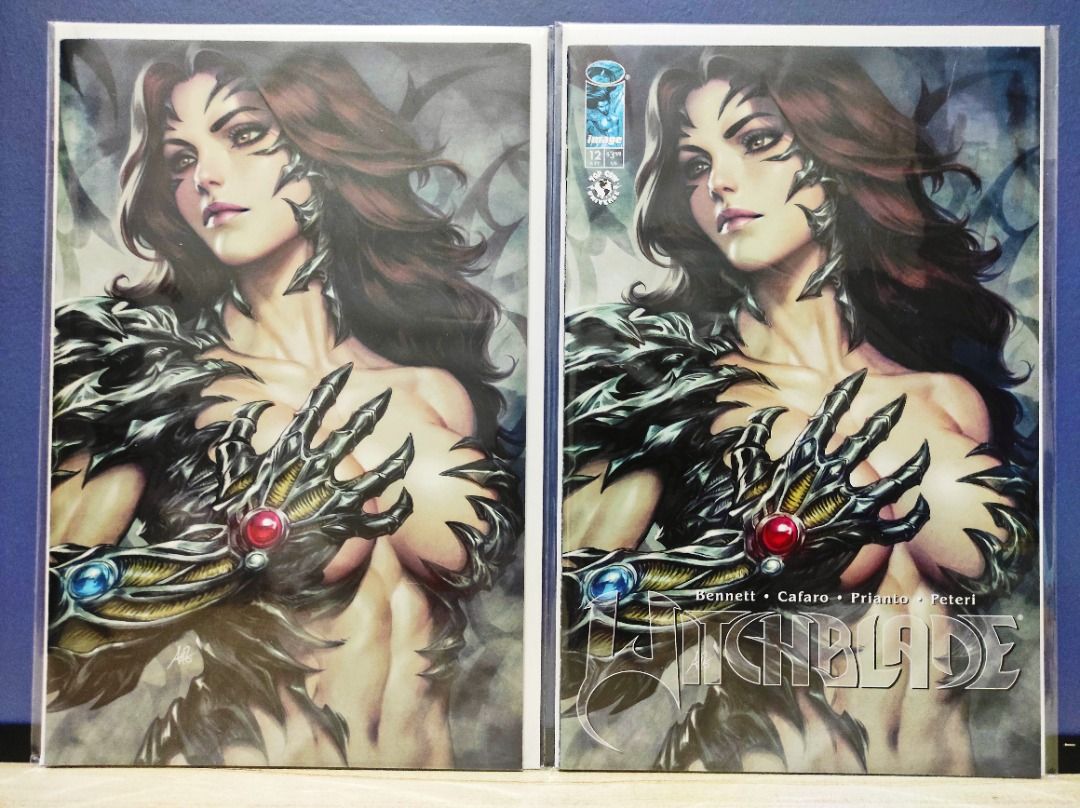 🔥 Witchblade #12 Artgerm Bundle Trade Virgin Incentive Image Comics (Category: Comics & Manga) located in Mandaluyong City. Submitted by ansleyq (Listing ID 1445541585, Image 1). Description: 🔥 Witchblade #12 Artgerm Bundle Cover C + 1:50 Incentive Variant VG Condition Sold as a set only. ₱2,800.